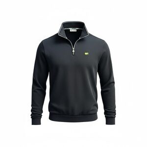 Masters Collection Augusta National Quarter Zip Pullover Cotton Golf Size L